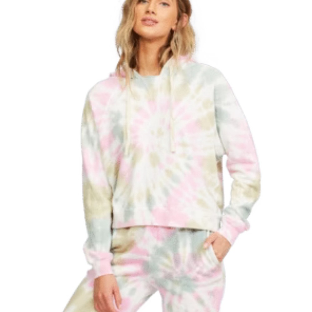 Billabong Wide Neck Tie Dye Pullover